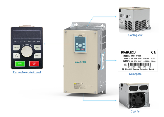 3000HZ 3 Phase Frequency Converter 18.5KW For CNC Spindle Motor